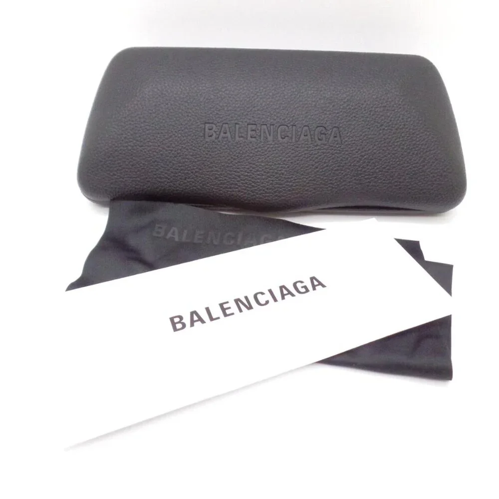 NEW BB0277S 001 BALENCIAGA BLACK UNISEX GEOMETRIC SUNGLASSES - Picture 4 of 4